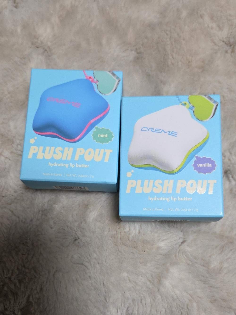 Creme Plush Pout Hydrating Lip Butter - Mint & Vanilla